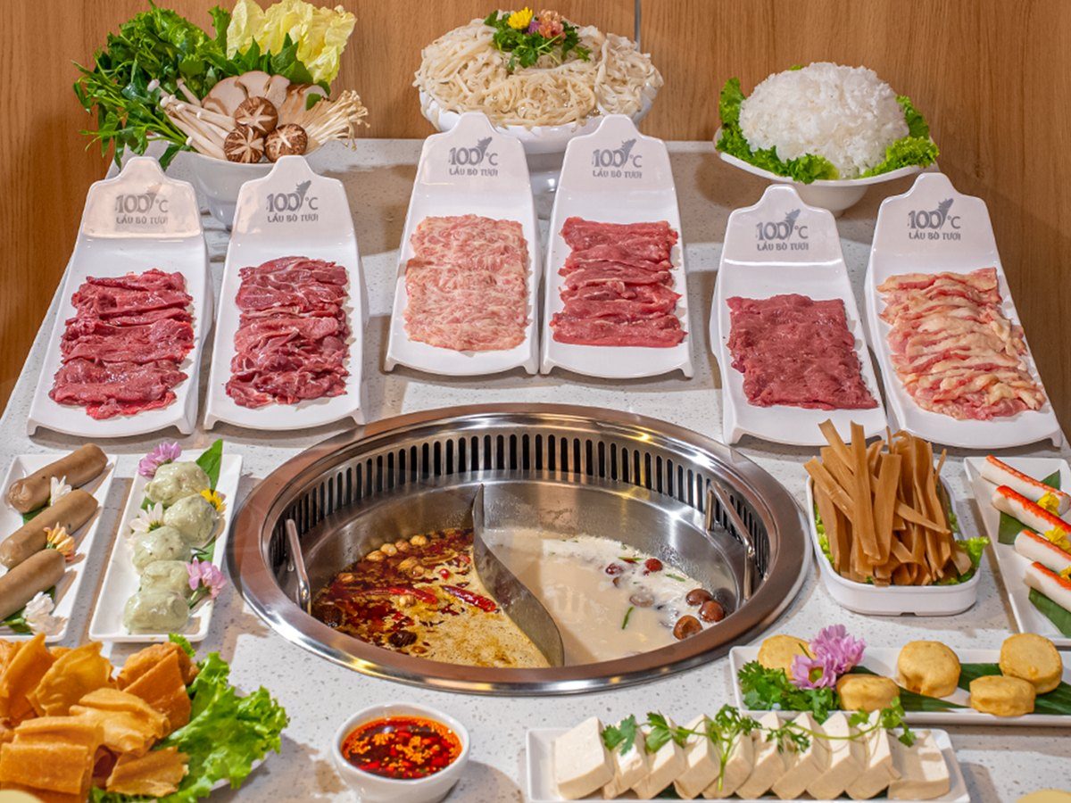 Combo 100°C — Thăn nội, Lõi vai bò, Gầu giòn