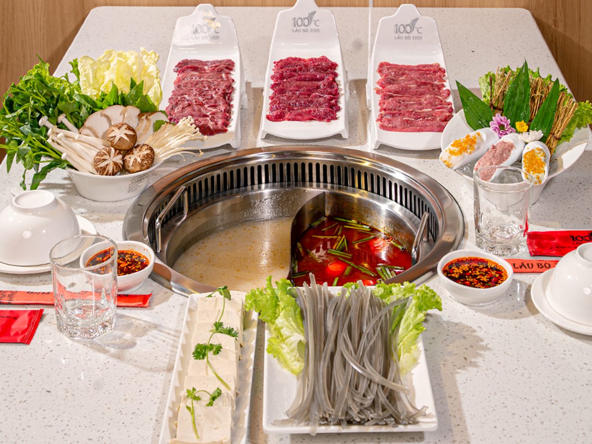 Combo 98°C — Đuôi bò, Diềm thăn, Thăn ngoại
