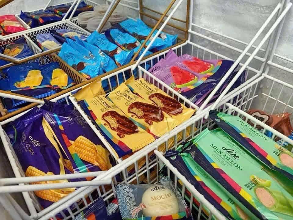 Kem mát lạnh tại quầy line Lẩu Bò Tươi 100°C
