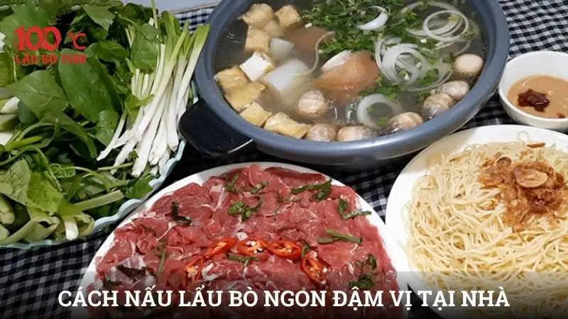 Cách nấu lẩu bò ngon đậm vị tại nhà