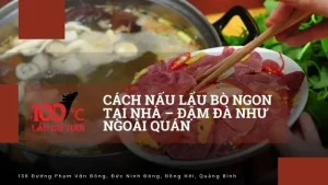 cách nấu lẩu bò