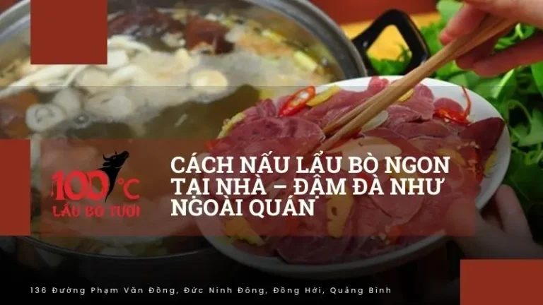 cách nấu lẩu bò