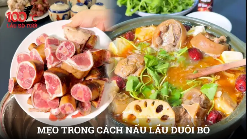 Mẹo nâng tầm hương vị trong cách nấu lẩu đuôi bò