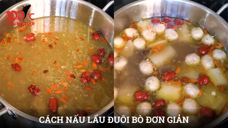 Cách nấu lẩu đuôi bò đơn giản mà thơm ngon tại nhà