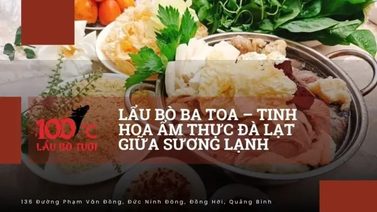 lẩu bò ba toa