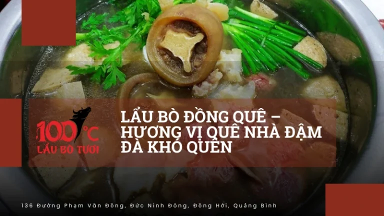 lẩu bò đồng quê