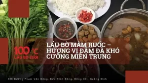 lẩu bò mắm ruốc