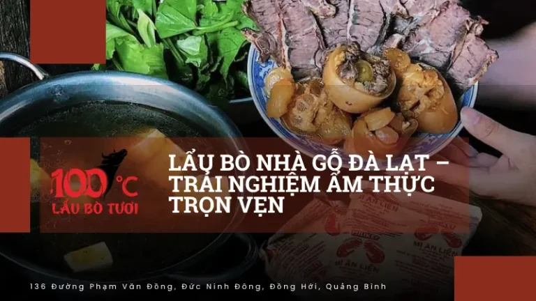 Lẩu bò Nhà Gỗ Đà Lạt