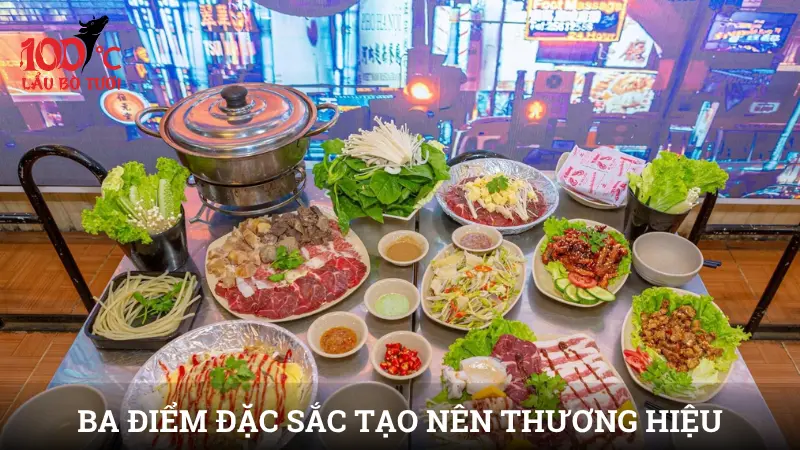 Ba điểm đặc sắc tạo nên thương hiệu Lẩu Bò Tươi