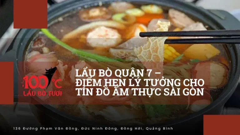 lẩu bò Quận 7
