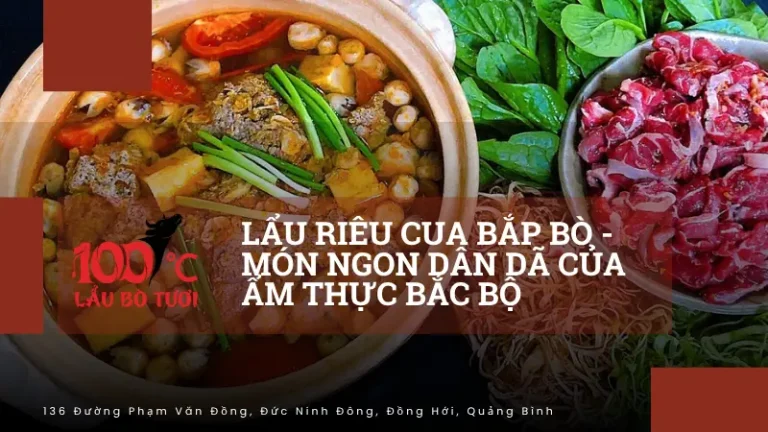 lẩu riêu cua bắp bò