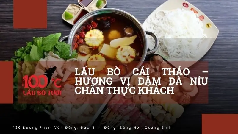 Lẩu bò Cải Thảo