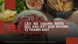 Lẩu bò chanh muối