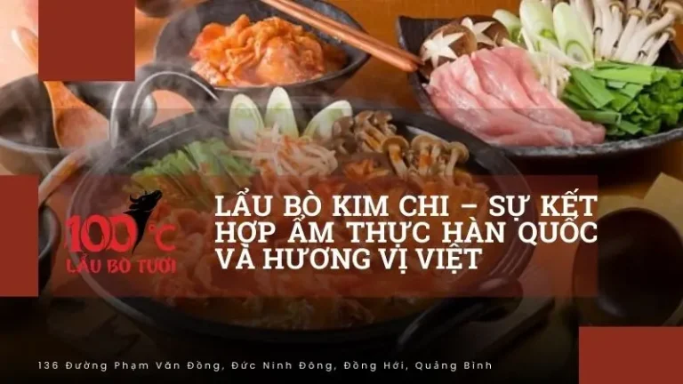 lẩu bò kim chi