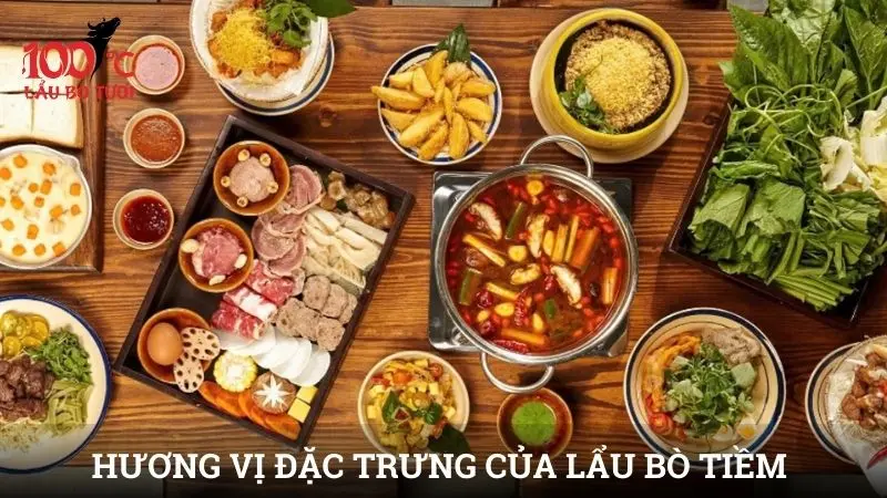 Hương vị đặc trưng của lẩu bò tiềm khiến ai cũng mê