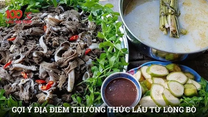 Gợi ý địa điểm thưởng thức lẩu từ lòng bò ngon