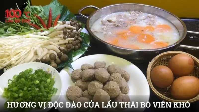 Hương vị độc đáo của lẩu thái bò viên khó ai cưỡng lại