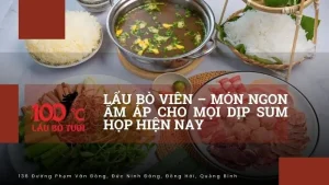 lẩu viên bò