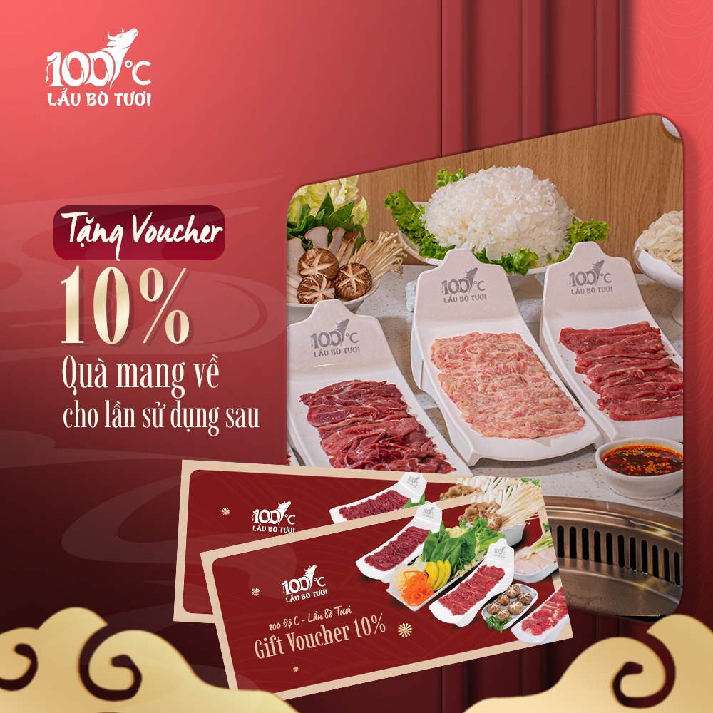 Lẩu bò tươi 100 độ C