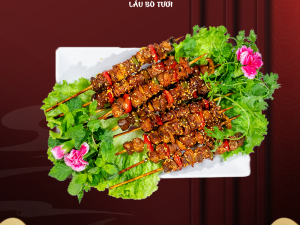 Nọng heo xiên