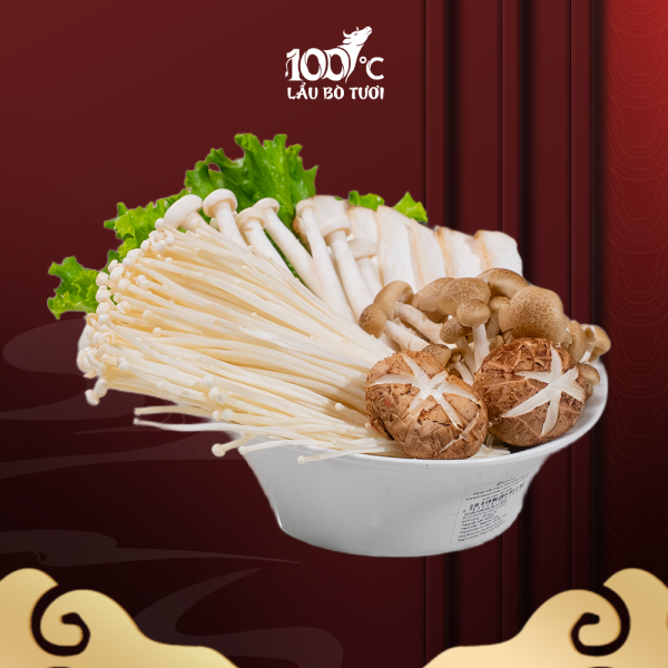 Set rau nấm tươi