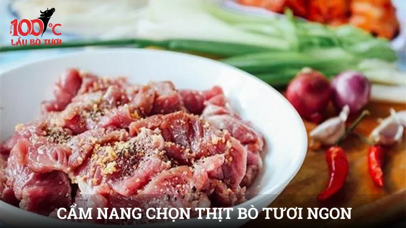 Cẩm nang chọn thịt bò tươi ngon