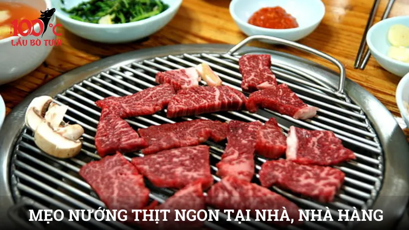 Mẹo nướng thịt ngon tại nhà, nhà hàng