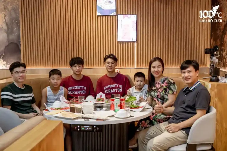 Cảm nhận khách hàng lẩu bò tươi 100 độ c