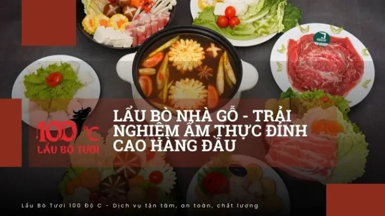 lẩu bò Nhà Gỗ
