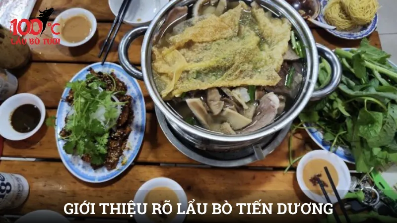 Giới thiệu rõ lẩu bò Tiến Dương