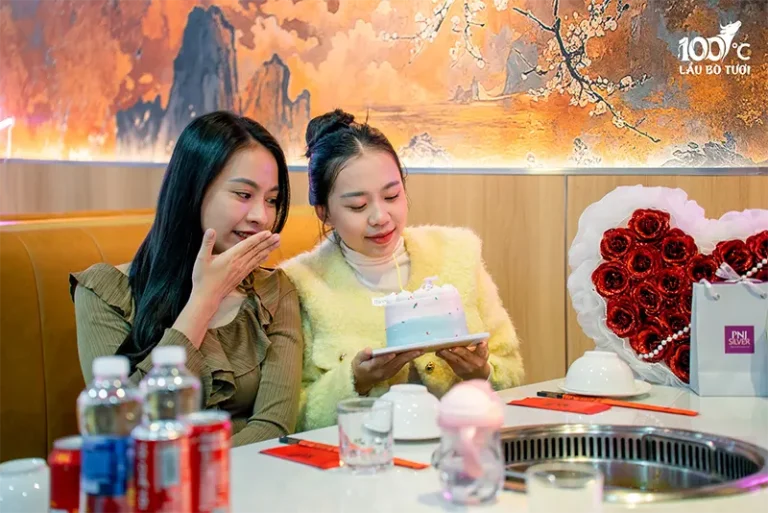 Tổ chức sinh nhật tại 100 độ c - lẩu bò tươi