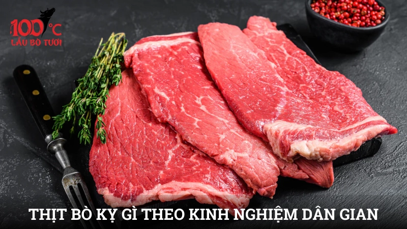 Thịt bò kỵ gì theo kinh nghiệm dân gian