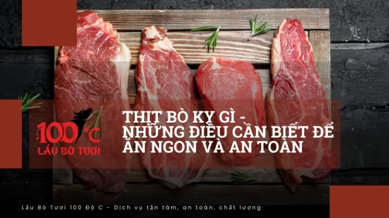 Thịt bò kỵ gì