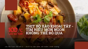 thịt bò xào khoai tây