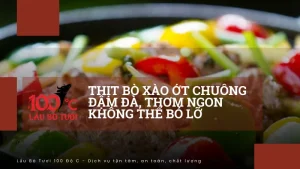 Thịt bò xào ớt chuông đậm đà, thơm ngon không thể bỏ lỡ