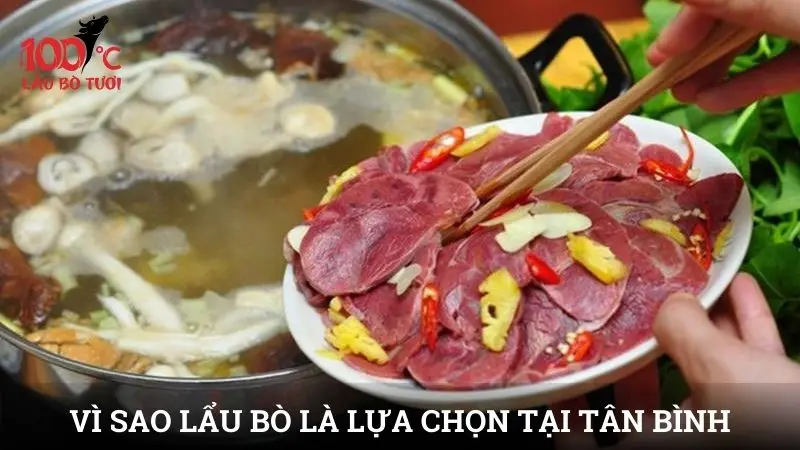 Vì sao lẩu bò trở thành lựa chọn quen thuộc tại Tân Bình